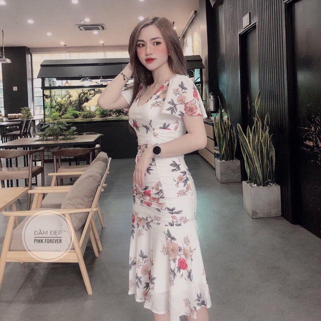 Đầm hoa đuôi cá