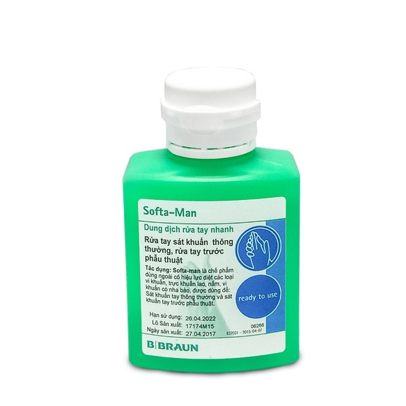 Dung dịch rửa tay sát khuẩn nhanh BBraun Softa Man 100ml