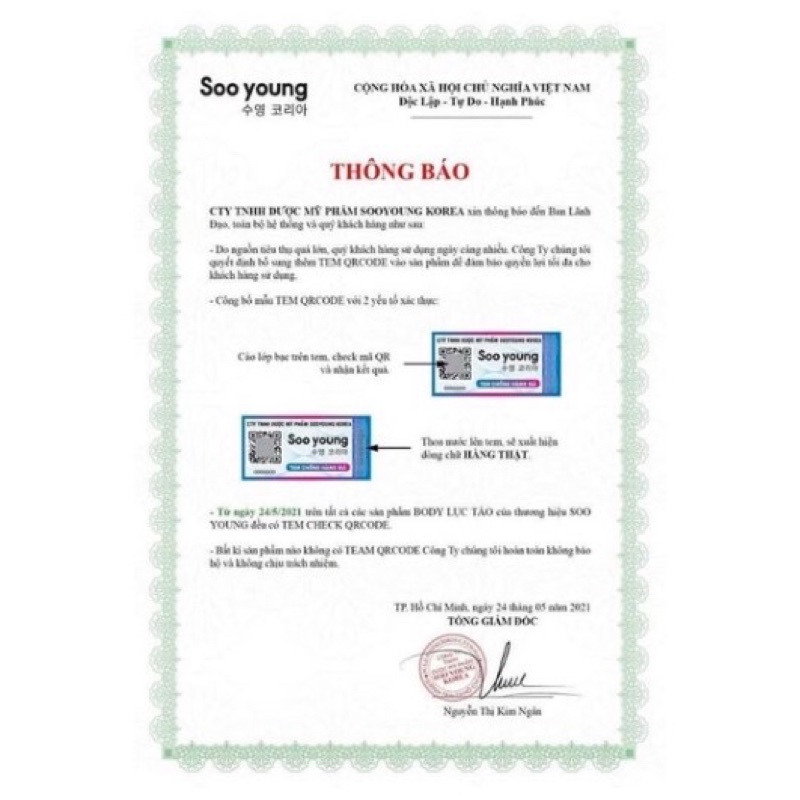 [Chính Hãng] Kem Dưỡng Trắng Da Body Lục Tảo Soo Young 250gam. | BigBuy360 - bigbuy360.vn