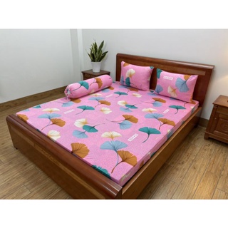 Bộ Drap thun lạnh in 3D Hàn Quốc [ Cao cấp] 4 món
