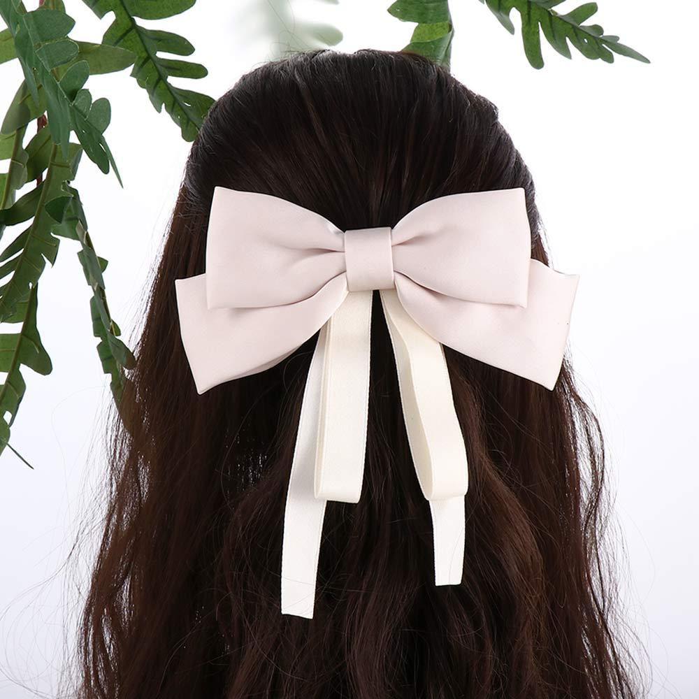 Kẹp Tóc Đuôi Ngựa Bằng Satin Đính Tua Rua Dễ Thương