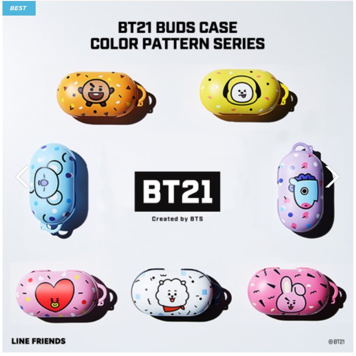 Vỏ Bảo Vệ Hộp Sạc Tai Nghe Samsung Galaxy Buds / Buds + / Buds Plus BT21 Chính Hãng