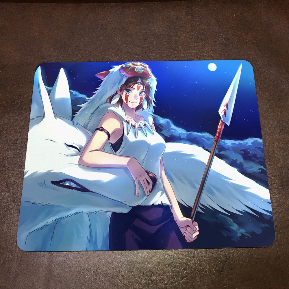 Lót chuột máy tính Anime Princess Mononoke Wallpapers 1 Mousepad cao su êm ái. Nhận in theo yêu cầu