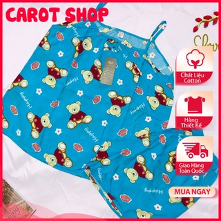 Bộ tole quần đùi áo 2 dây mặc ở nhà thoải mái chất mát mẻ