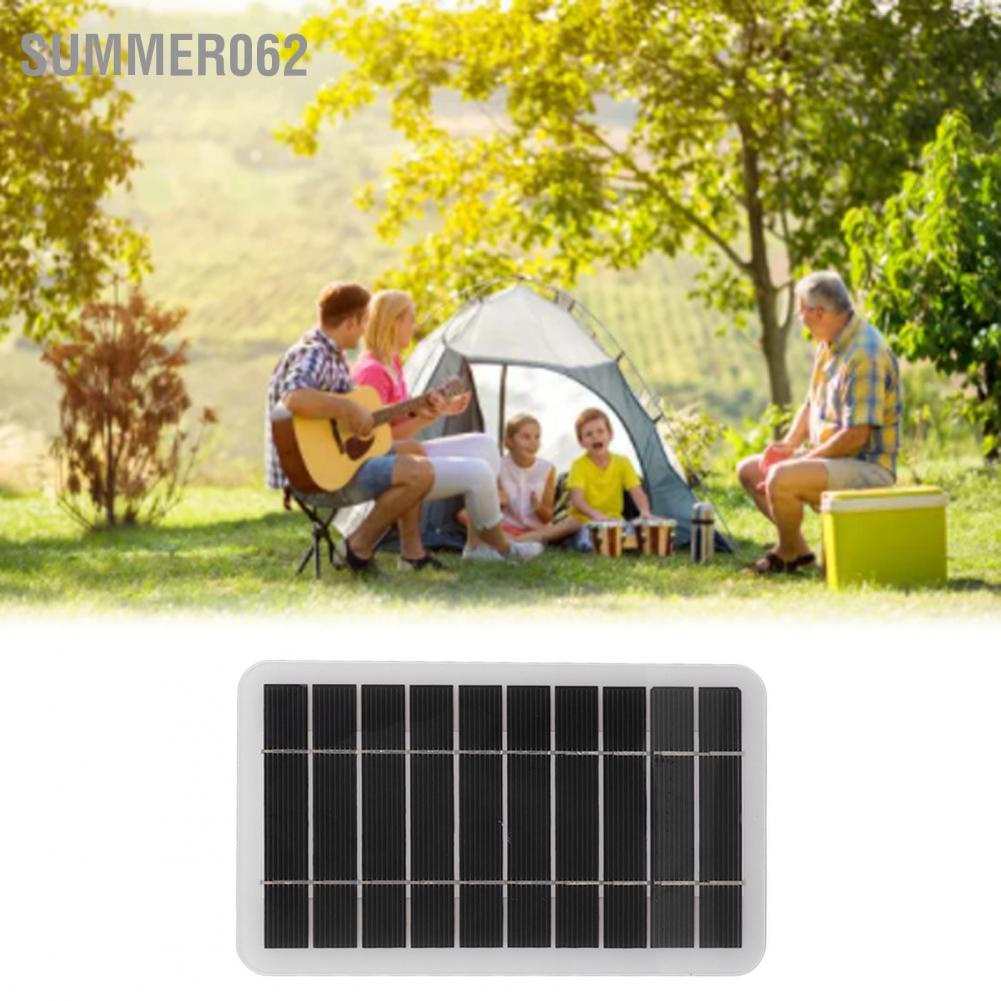 [Hàng Sẵn] Bộ sạc tấm pin mặt trời 5V2W cho chuyến đi cắm trại【Summer062】