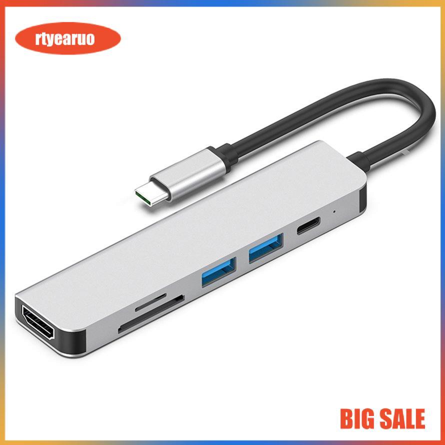 Bộ Chuyển Đổi Th6A 6 Trong 1 Type-C Cho Laptop Pc