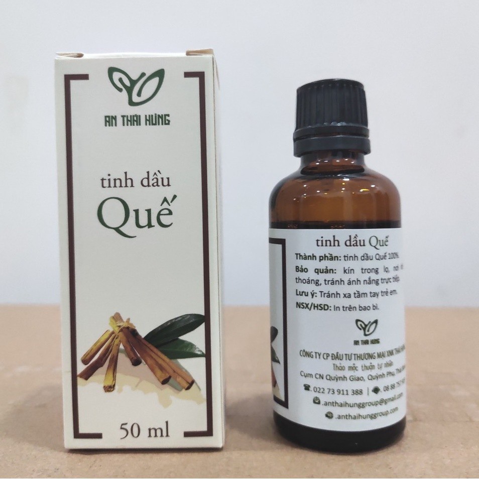 Tinh dầu thiên nhiên An Thái Hưng dùng massage, khử mùi, diệt khuẩn, làm ấm cơ thể, thư giãn lọ 10ml