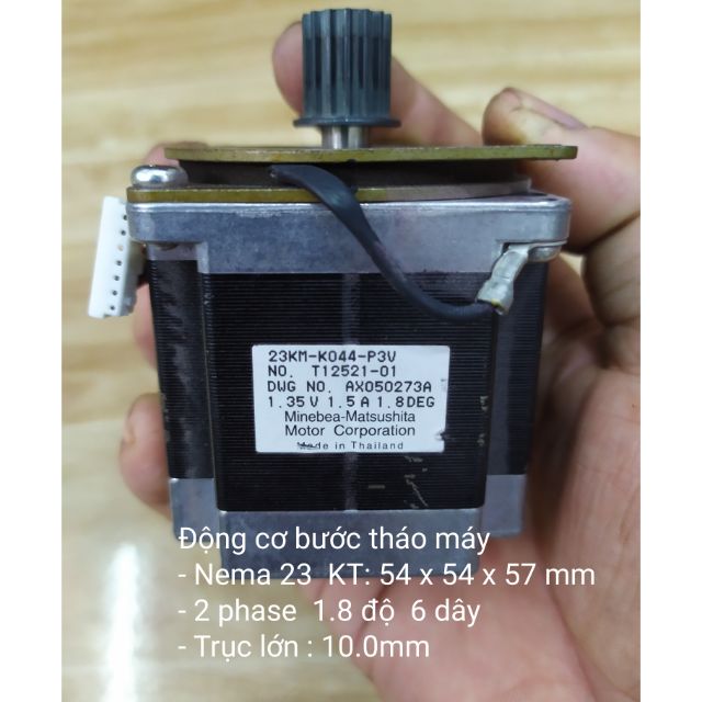 Động cơ bước Nema 23 45x45x57 2 pha 1.8 độ