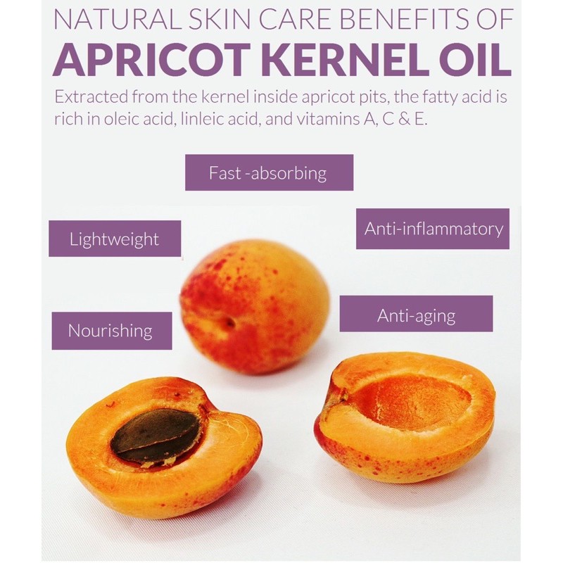 Dầu dưỡng hạt mơ  - Now Solutions Apricot Kernel Oil - tự nhiên cho mọi loại da đặc biệt da lão hoá