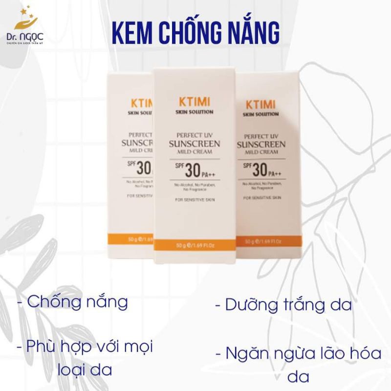 Kem Chống Nắng KTIMI Phù hợp với mọi loại da