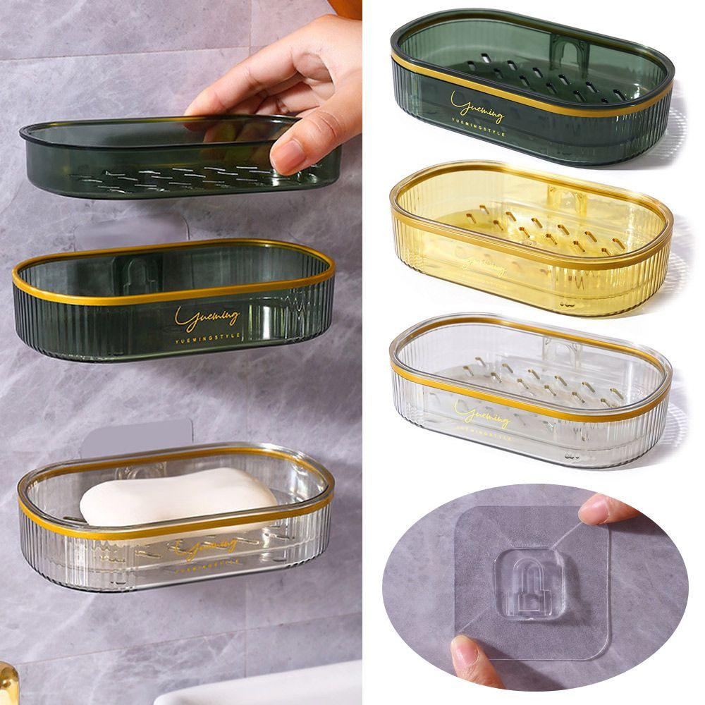 KUNHEV Giá Đỡ Xà Phòng Gắn Tường Tự Dính Thiết Kế Sáng Tạo