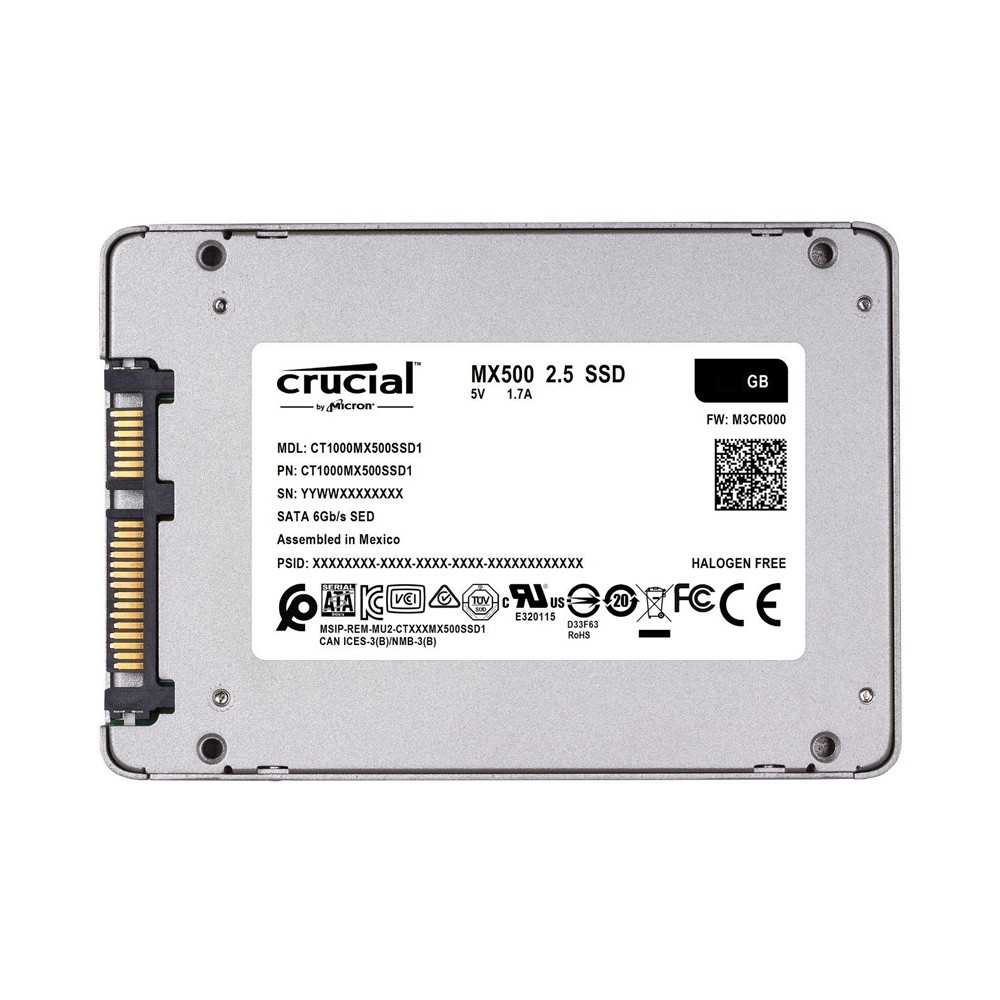 [Mã ELMS5 giảm 7% đơn 300K] Ổ cứng SSD Crucial MX500 3D-NAND SATA III 2.5 inch 500GB CT500MX500SSD1