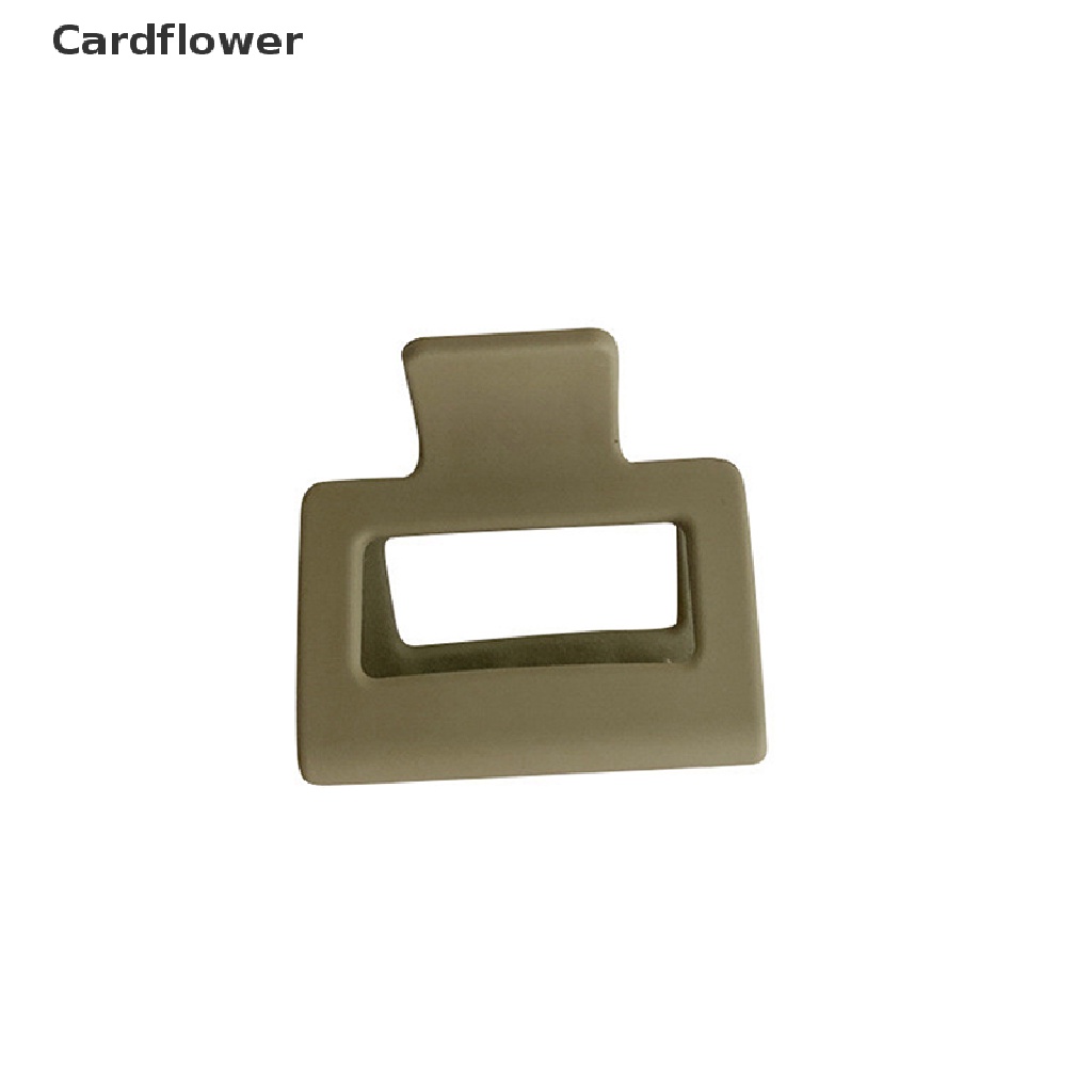 &lt; Cardflower &gt; Kẹp Tóc Càng Cua Cỡ Nhỏ Màu Trơn Thời Trang Hàn Quốc Cho Nữ
