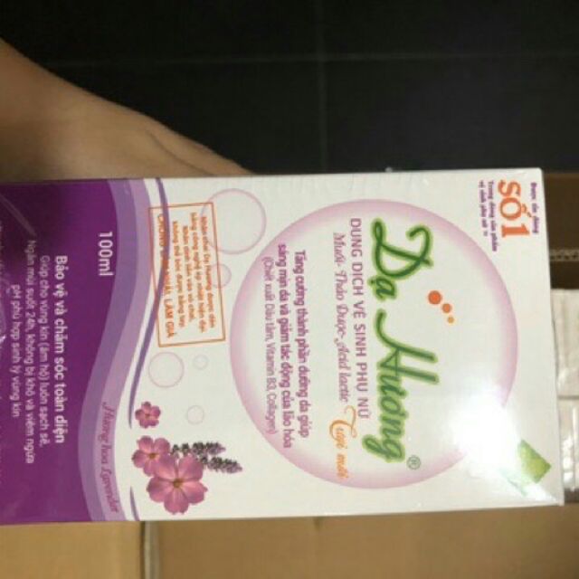 Dung dịch vệ sinh phụ nữ Dạ Hương tím 100ml