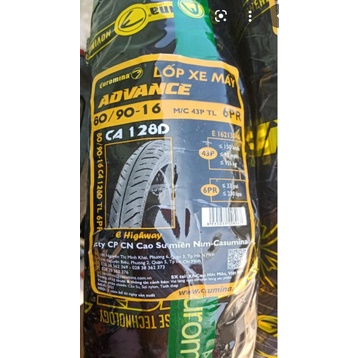 Vỏ Euromina 80/90-16 dành cho lốp sau , vỏ không ruột các xe như Nouvo, Hayate, SH Mode, Vision 2021, Impluse, Hayate