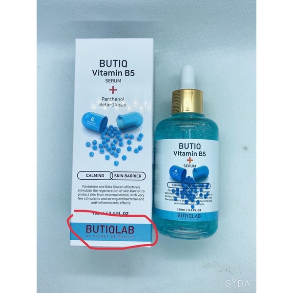 Serum Vitamin B5 BUTIQLAD HÀNG CHÍNH HÃNG 100% đổi vỏ mới