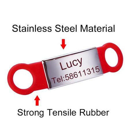 Thẻ Tên Đeo Cổ Cho Thú Cưng Bằng Thép Không Gỉ