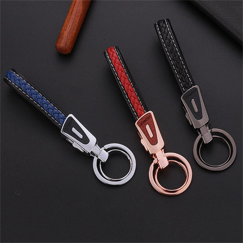 Móc Chìa Khóa Dây Bện Bằng Kim Loại Thời Trang Cho Nam Nữ Giá Đỡ