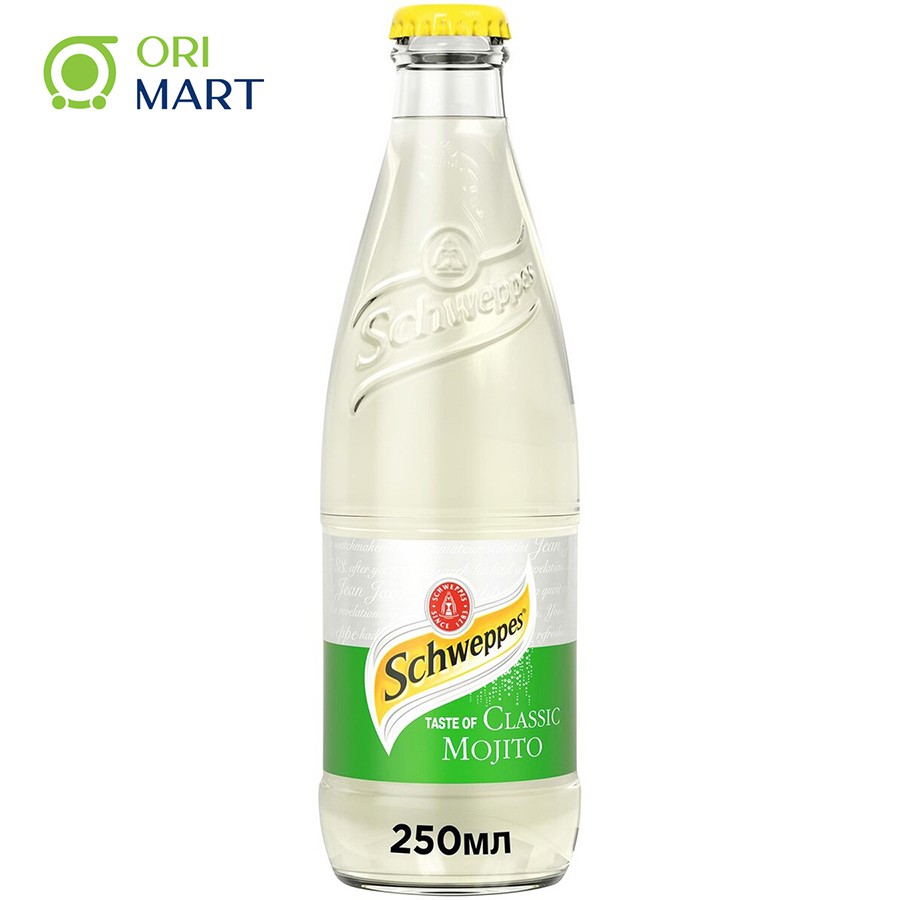 COMBO 3 VỊ NƯỚC UỐNG KHÔNG CỒN SCHWEPPES (CHAI THỦY TINH 250ml)