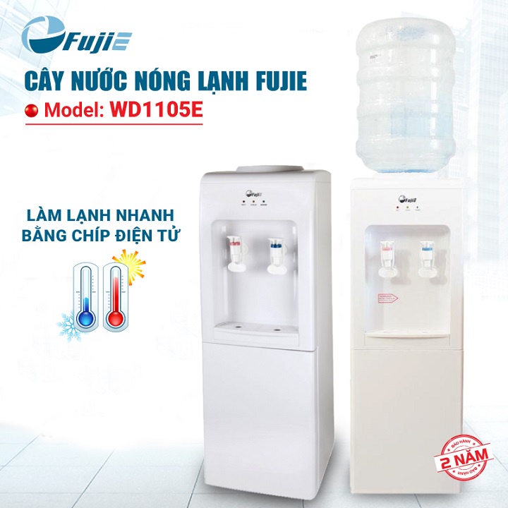 Cây nước nóng lạnh 2 vòi Fujie WD1105E