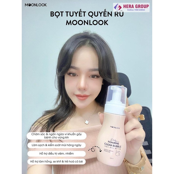 Dung Dịch Vệ Sinh Moonlook, Bọt Tuyết Quyến Rũ - 150ml