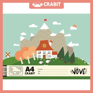 Vở vẽ ngôi nhà Crabit Notebuck