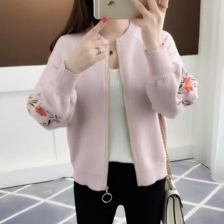 ÁO LEN KÉO KHOÁ NỮ THỜI TRANG