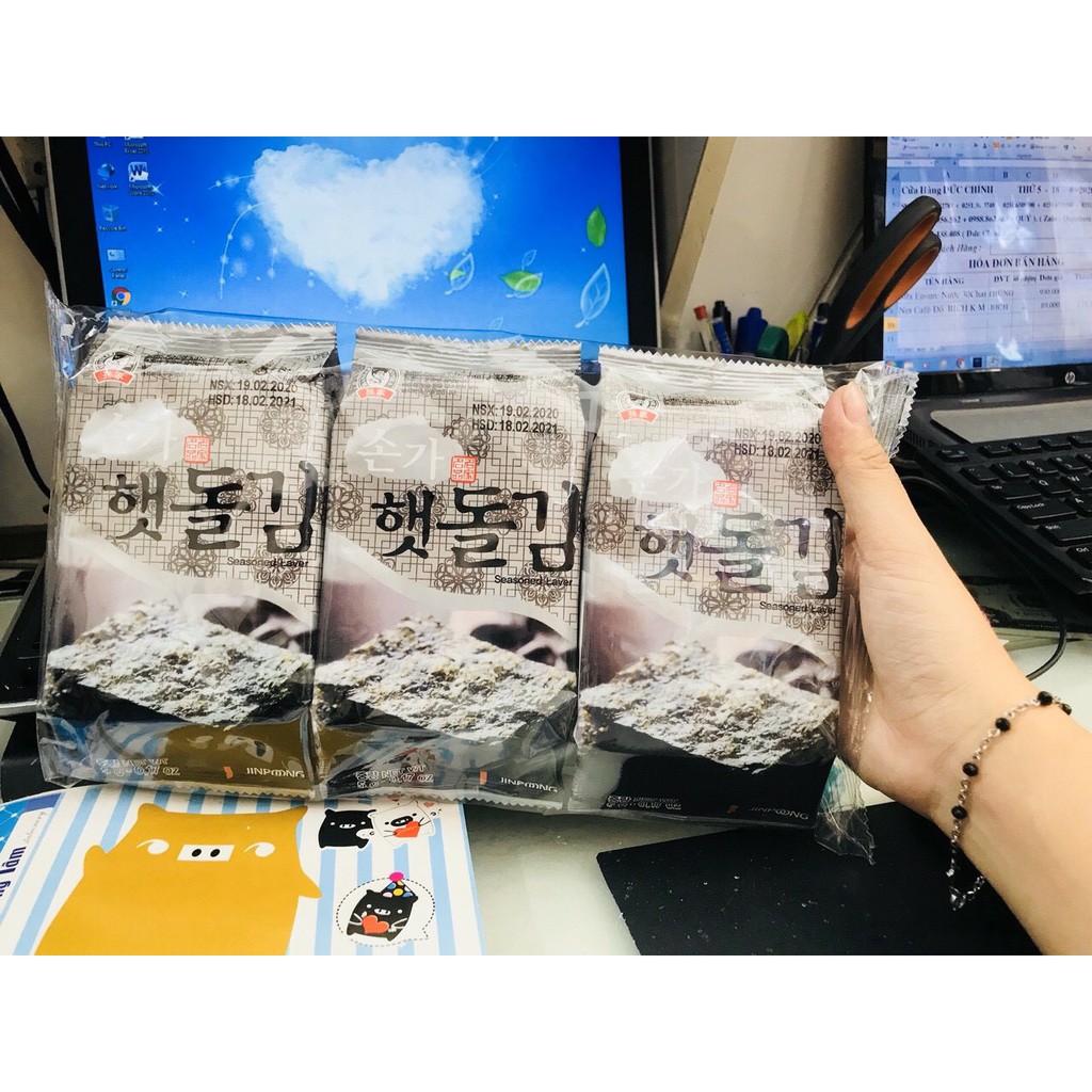 Snack Rong biển ăn liền Godbawee Hàn Quốc 5gram