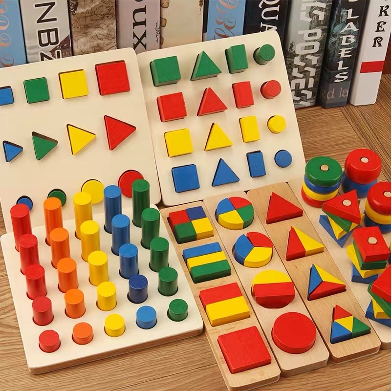 Bộ giáo cụ Montessori 8 món loại 1 cho bé