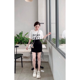 [HOT] Set chân váy rút dây và áo thun cực đẹp và dễ thương