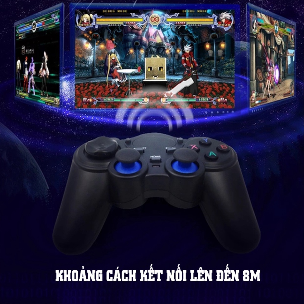 Tay cầm chơi game PC  Laptop  Điện Thoại  TV Android  TV Box Tay cầm chơi game không dây USB Bluetooth 2.4G | BigBuy360 - bigbuy360.vn