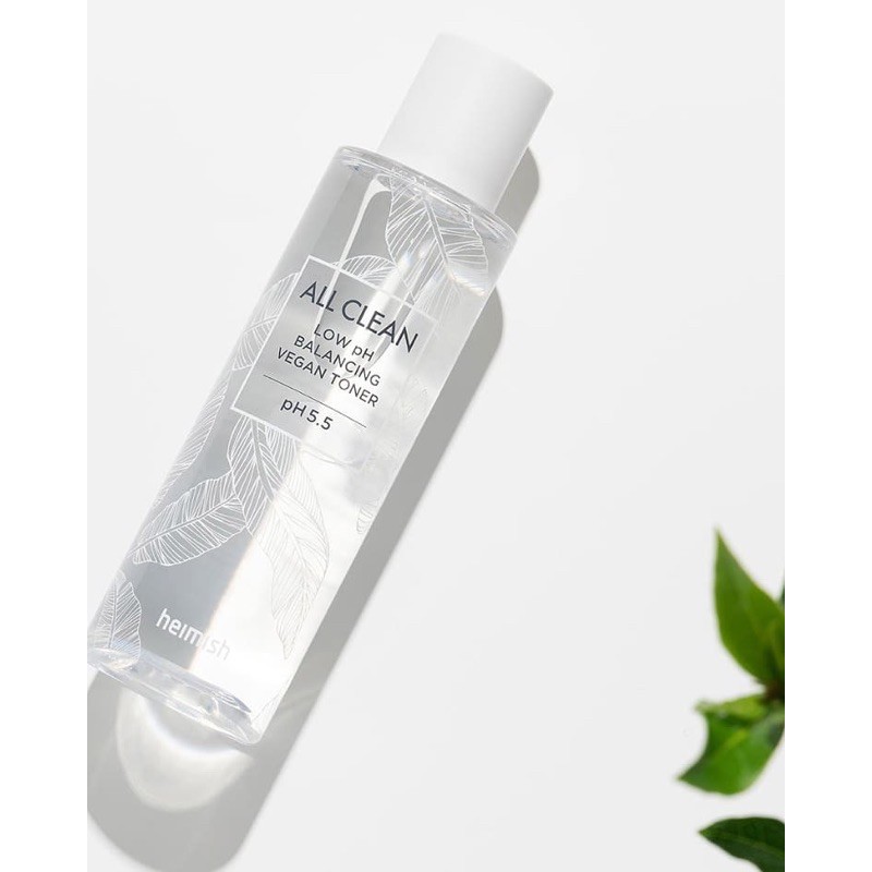 Bộ dưỡng Heimish All Clean Low PH AHA/PHA Hydra Vegan