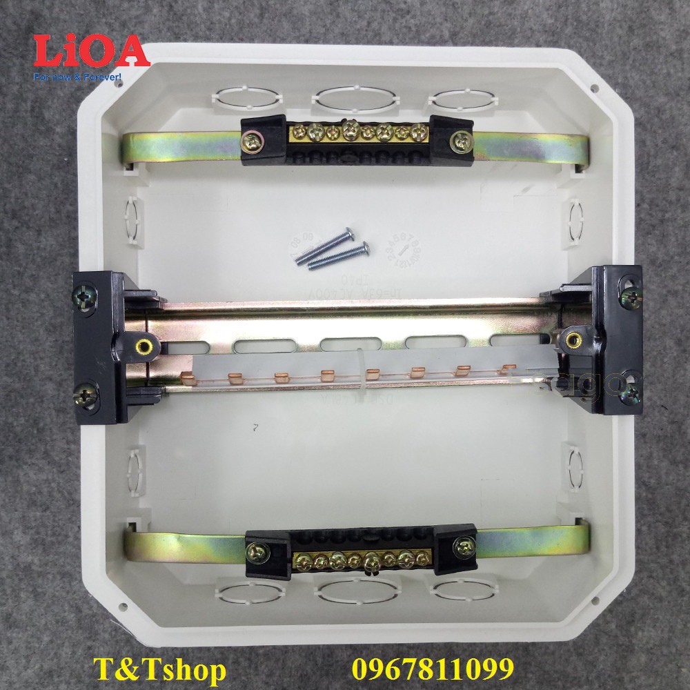 Tủ điện nhựa chứa aptomat Lioa 2-12 át