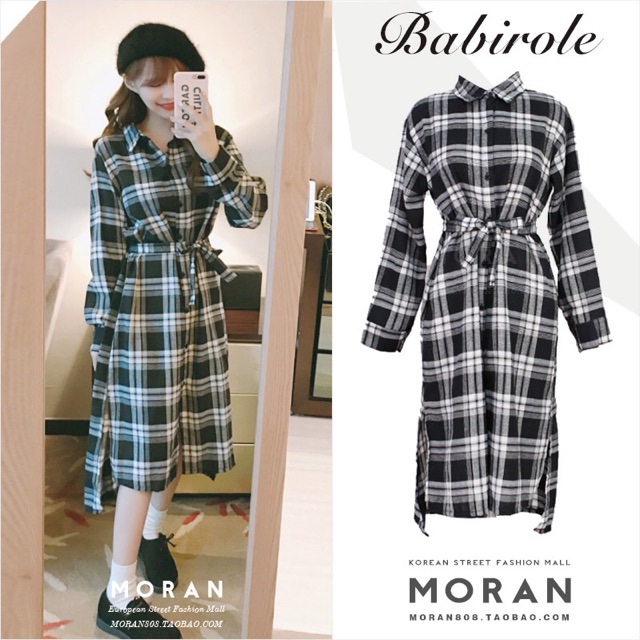 Váy dài kẻ sọc