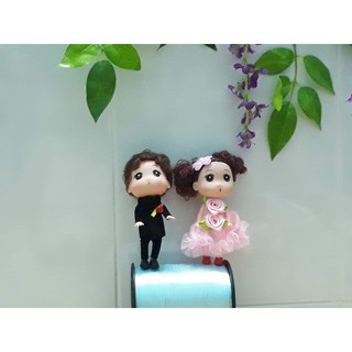 CẶP BÚP BÊ CHI BI CHÂN NGẮN CÔ DÂU CHÚ RỂ