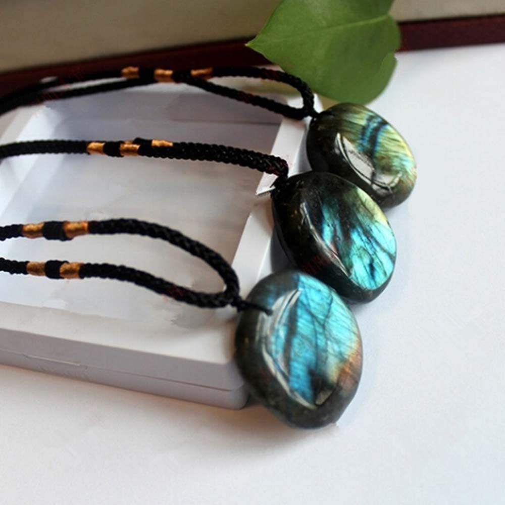 [Mã FASHIONT4FA2 giảm 10K đơn 50K] Dây chuyền mặt đá chakra chó labradorite