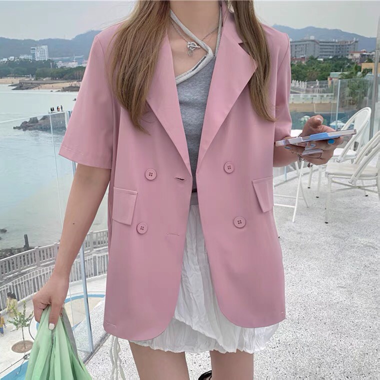 Áo blazer nữ ngắn tay sanh chảnh KOALA, áo vest nữ tay lỡ hàng Quảng Châu loại 1 - BLAZ02 | BigBuy360 - bigbuy360.vn