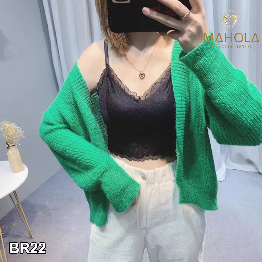 Áo bralette lưới phối ren iBasic_ Mahola _Bra22