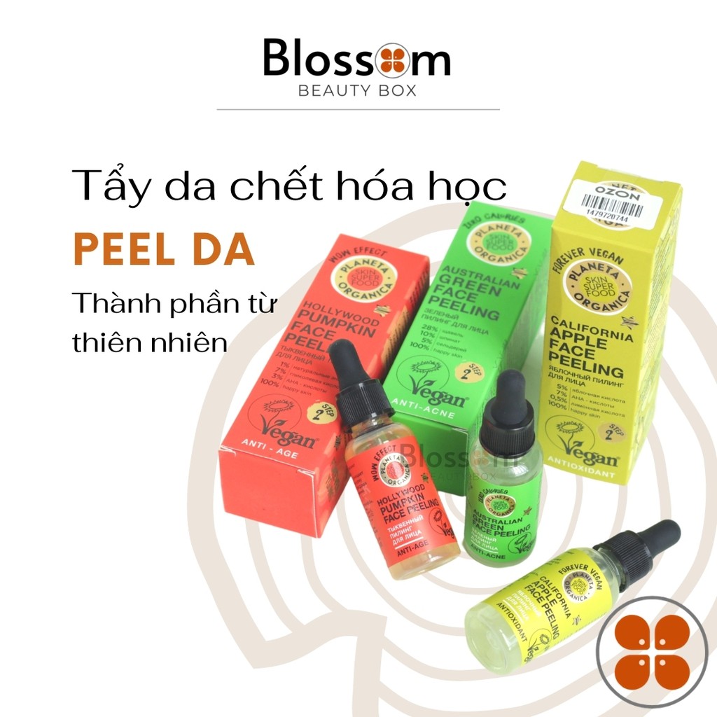 Peel da Planeta organica Tẩy da chết hoá học