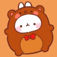 Squishy thỏ Molang bằng giấy