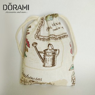 9x12cm-Túi thơm, túi trang sức, túi tiện lợi, túi đựng tiền, túi vải, túi mini, túi dây rút, túi nhỏ vintage random hình
