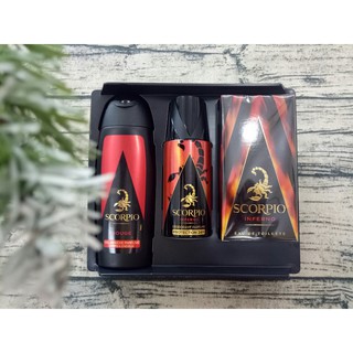 Set nước hoa xịt khử mùi nam Scorpio Inferno