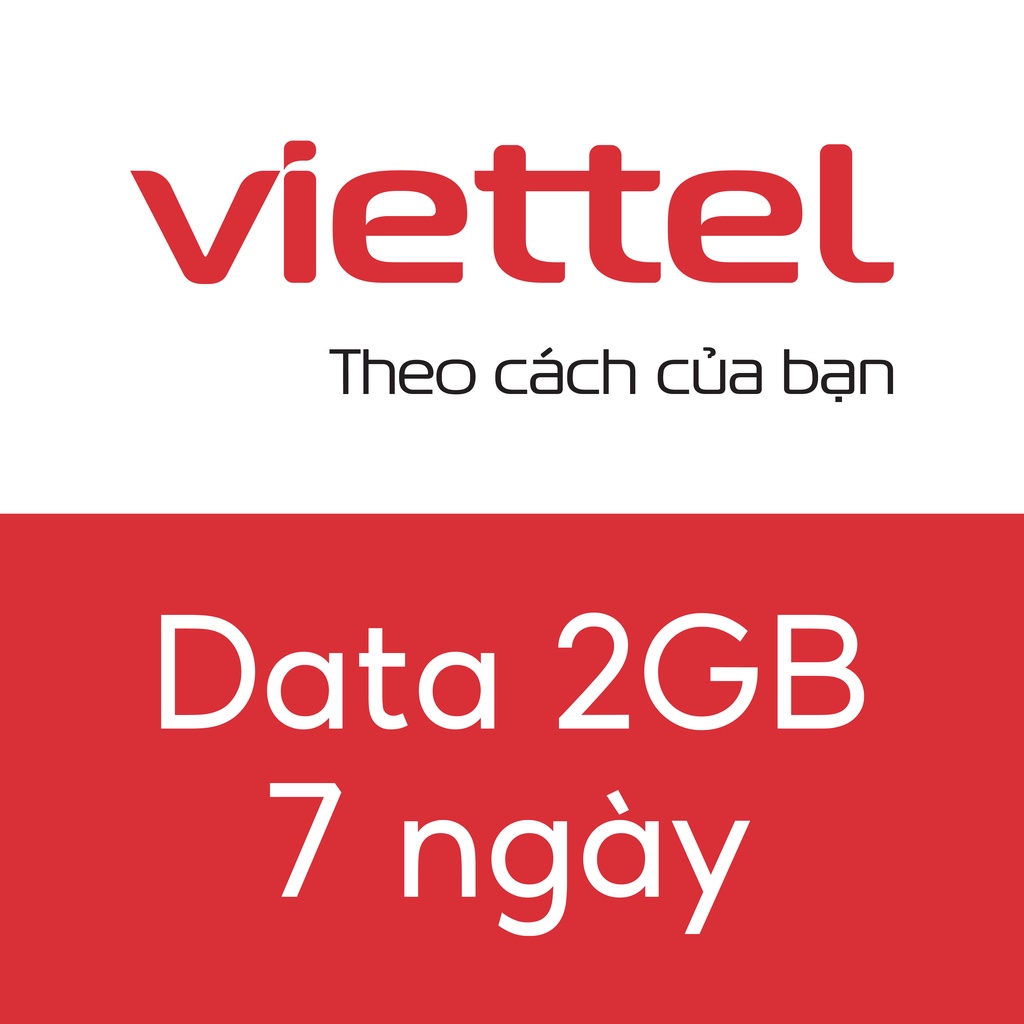 Mua gói Data Viettel 2GB, 7 ngày