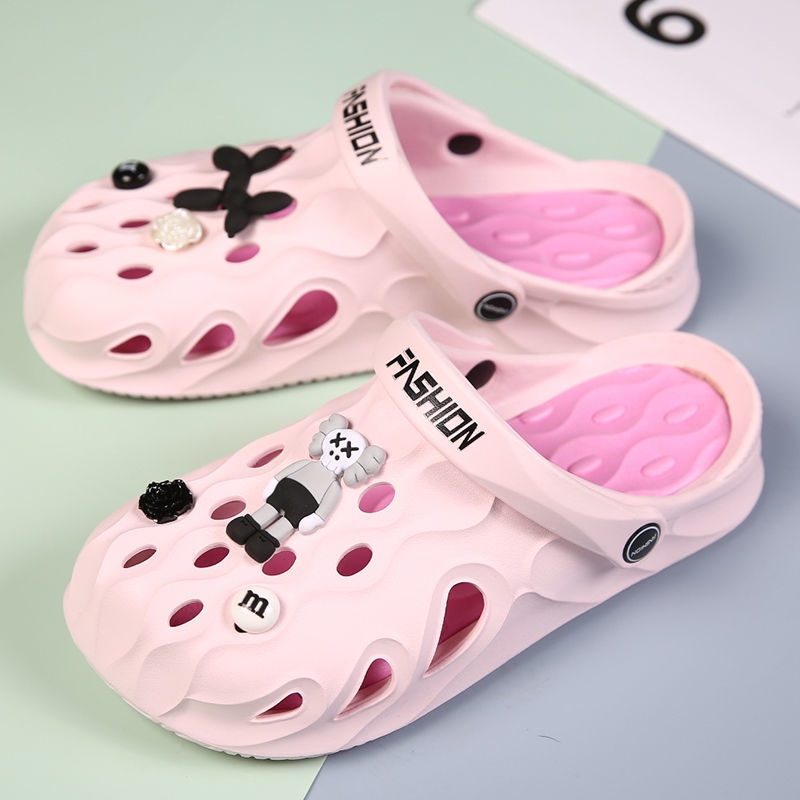 2023 Mới Dép Đi Biển Hoạt Hình Đế Dày Chống Trượt Thoải Mái Của Crocs