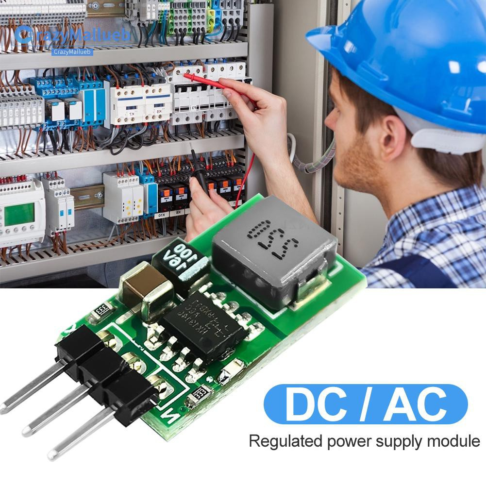 Set 5 Mô Đun Điều Chỉnh Điện Áp Dc-Dc Đầu Vào 5.5 32v Sang 5v 1a Thay Thế Lm7805