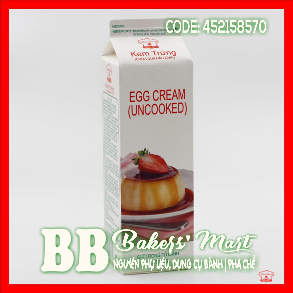 💥 HỎA TỐC 💥 Kem trứng EGG CREAM Nhất Hương - Hộp 1kg