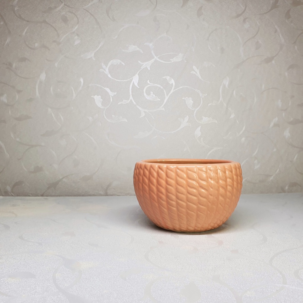 Chậu trồng cây cảnh , sen đá , xương rồng - Kiểu vành tròn -   và