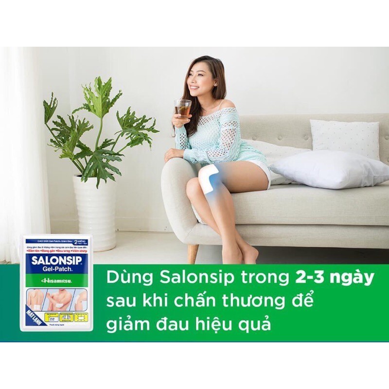Salonsip Gel-Patch - Cao dán giảm đau Salonsip   - Top1 Pharmacy