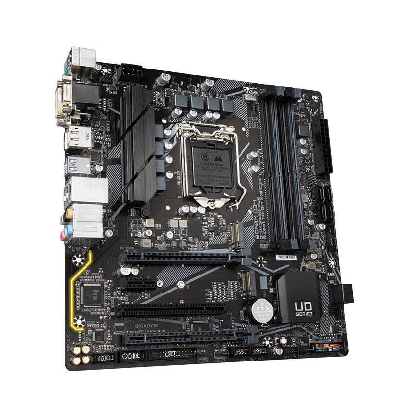 Mainboard Gigabyte B560M-D3H, bo mạch chủ có thiết kế 6+2 phase nguồn