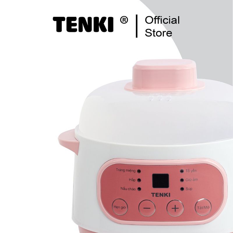 Nồi Nấu Cháo Chậm Cho Bé Ăn Dặm TENKI TI-1588, Nồi Nấu Chậm, Nồi Hầm Cách